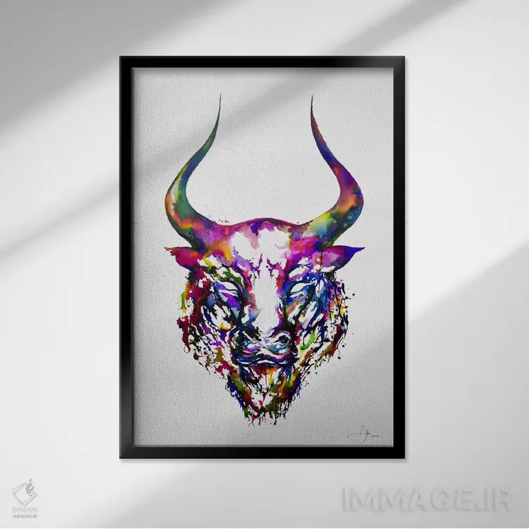 تابلو دکوراتیو فیلسوف اثر مارک آلانته - نمای قابدار مشکی