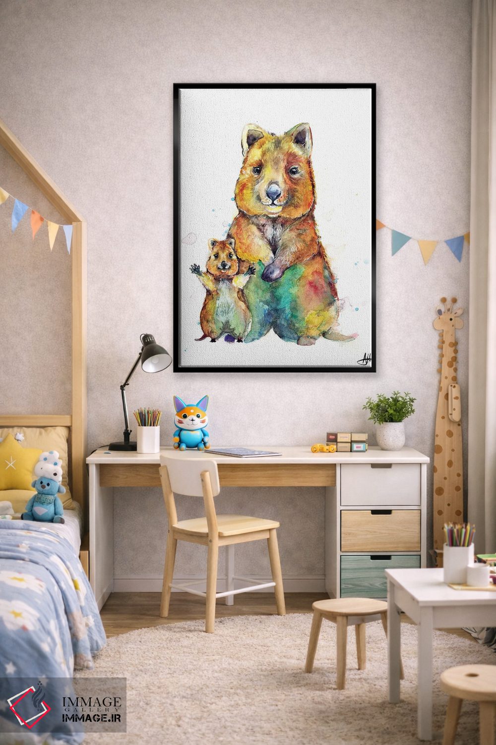 تابلو دکوراتیو کوئوکاهای دیوانه اثر مارک آلانته - D2B