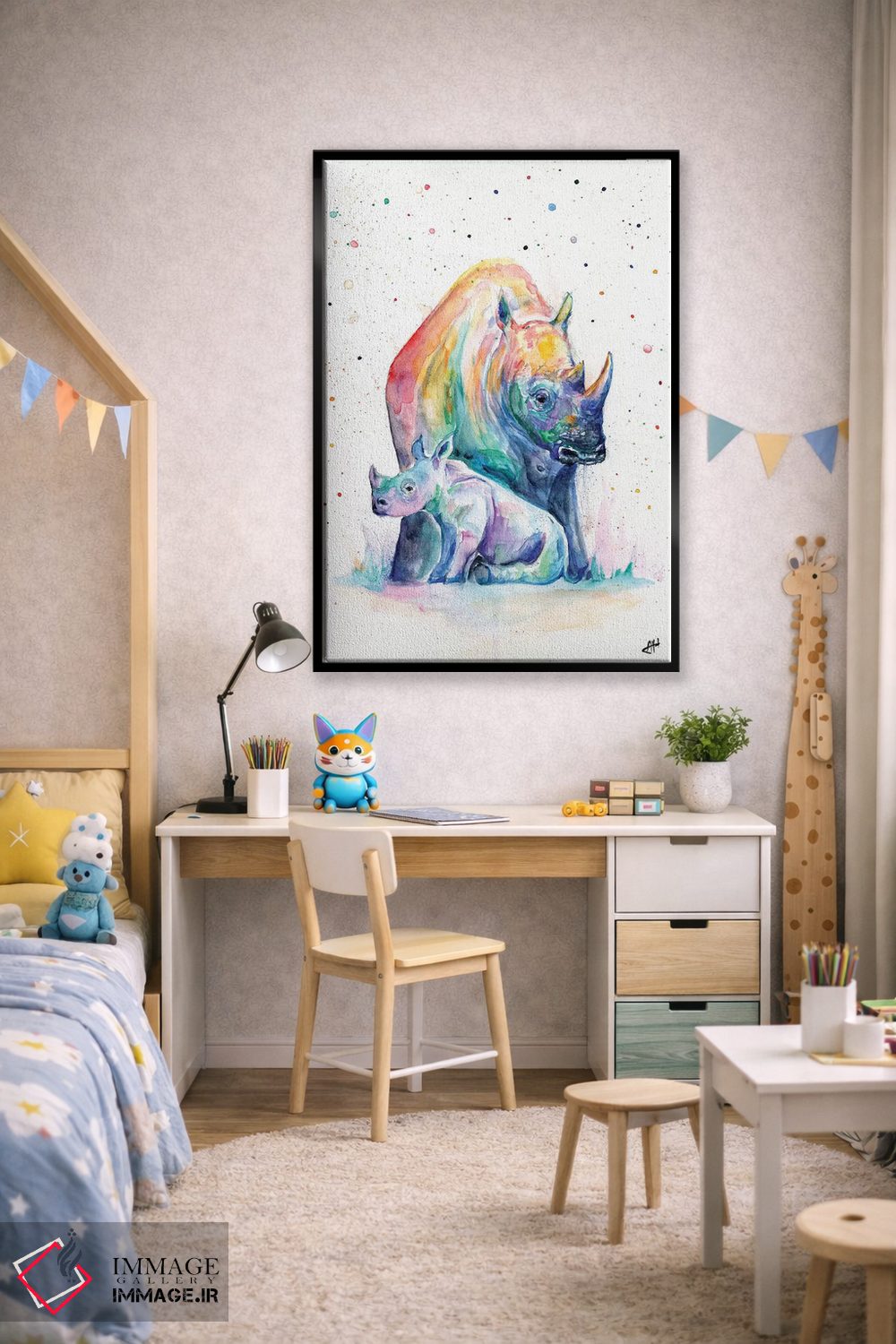 تابلو دکوراتیو پناهگاه اثر مارک آلانته - D2B