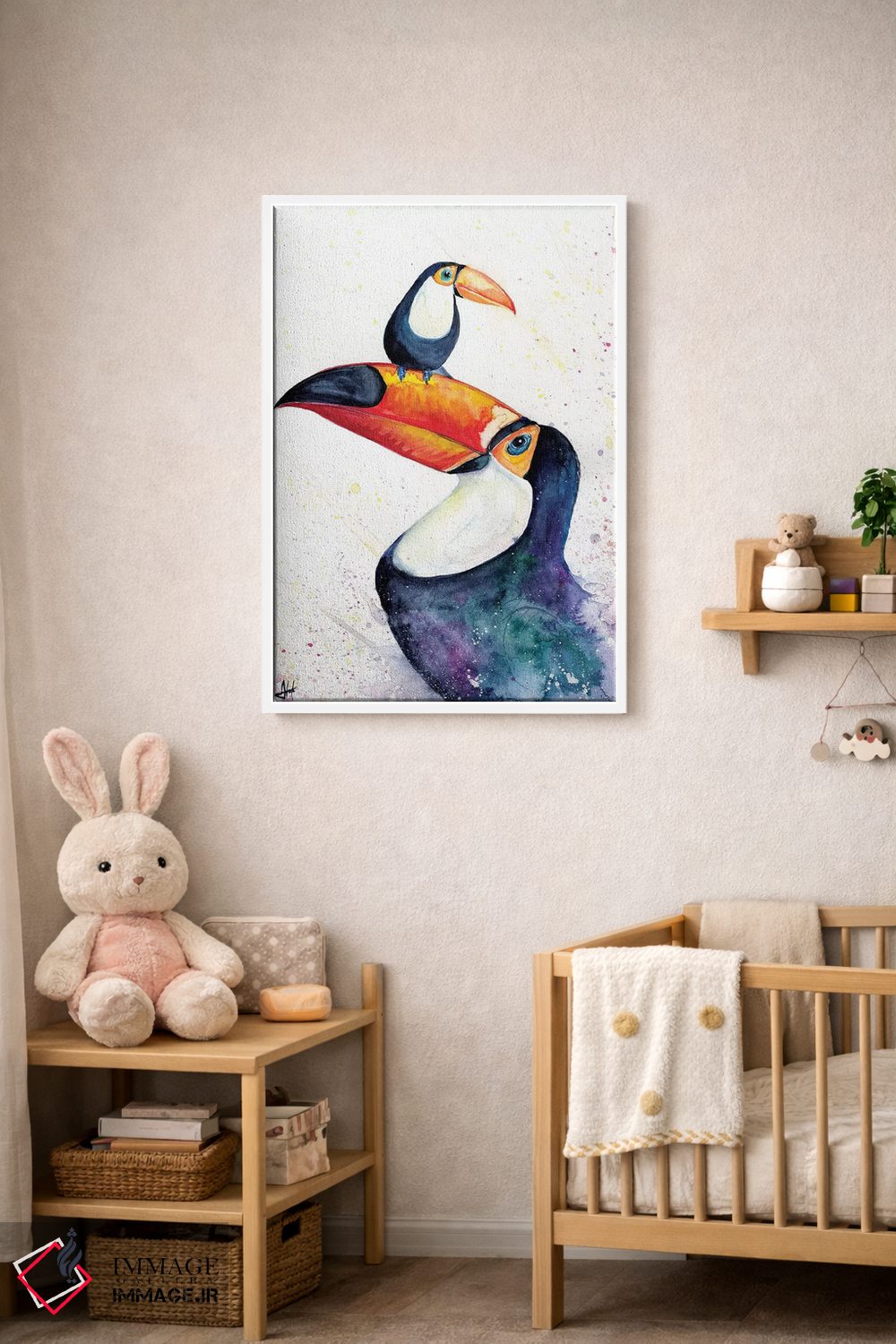 تابلو دکوراتیو توکان هم می تواند این بازی را انجام دهد اثر مارک آلانته - D3W