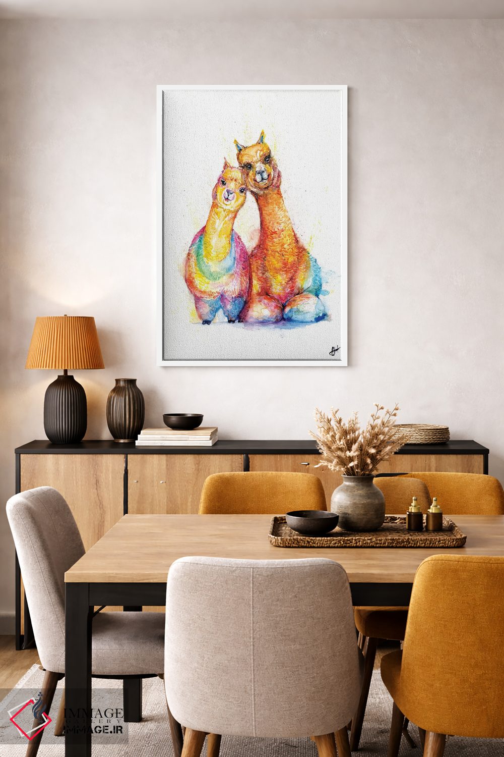 تابلو دکوراتیو دسته آلباکا اثر مارک آلانته - D6W