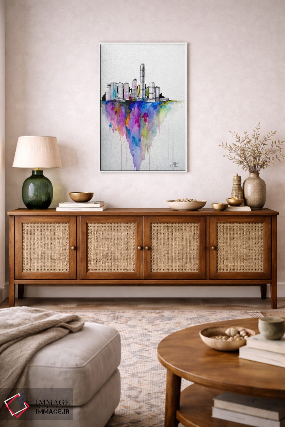 تابلو دکوراتیو تک سنگ ۲ اثر مارک آلانته - D2W