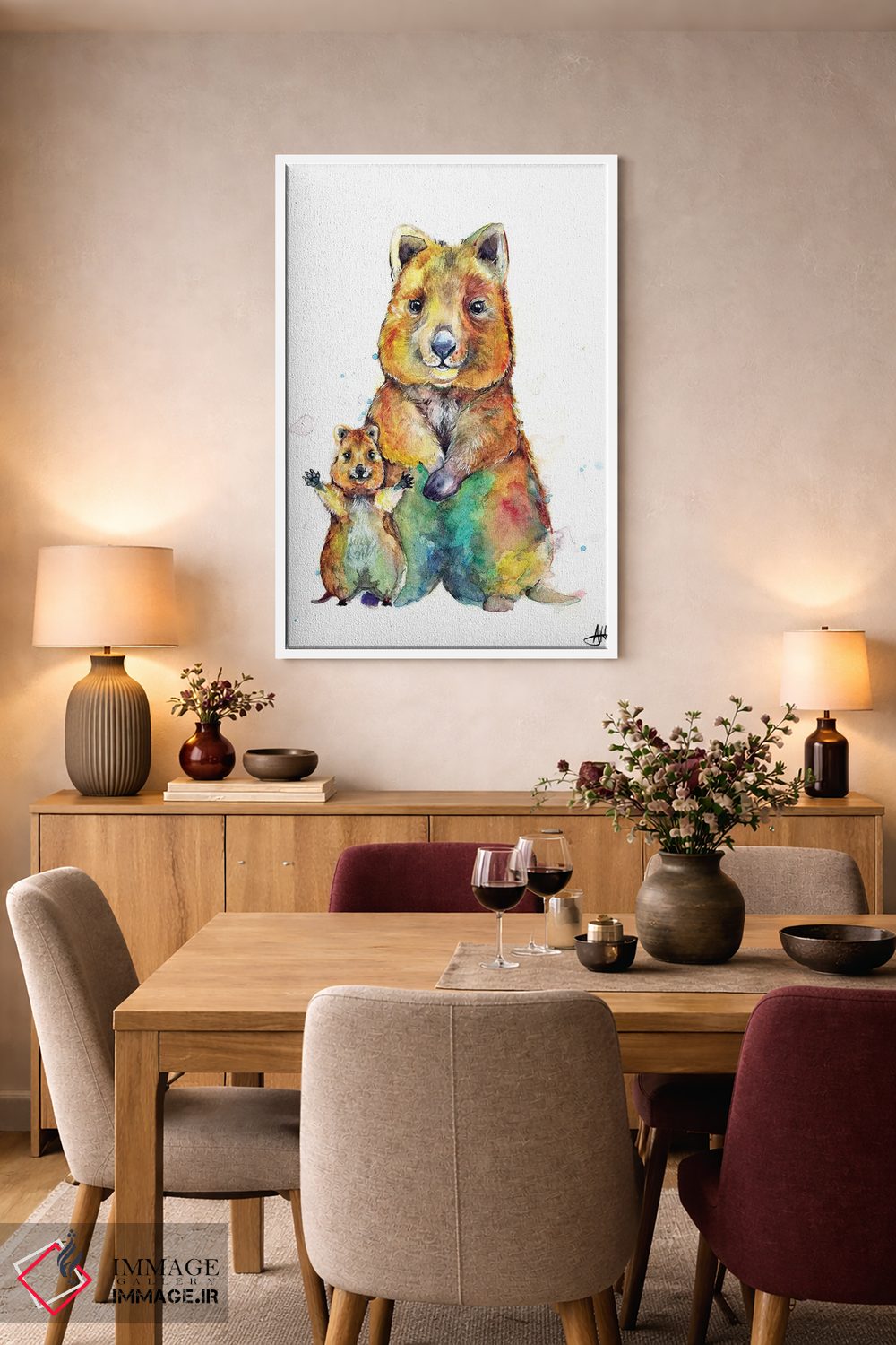 تابلو دکوراتیو کوئوکاهای دیوانه اثر مارک آلانته - D6W