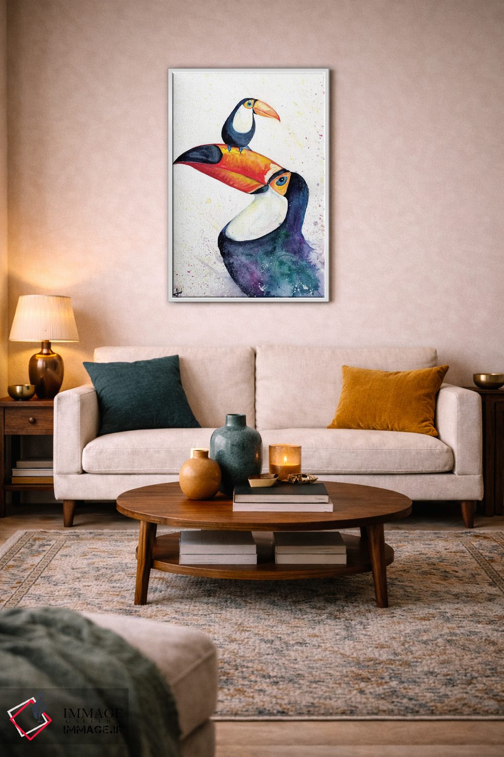 تابلو دکوراتیو توکان هم می تواند این بازی را انجام دهد اثر مارک آلانته - D4W