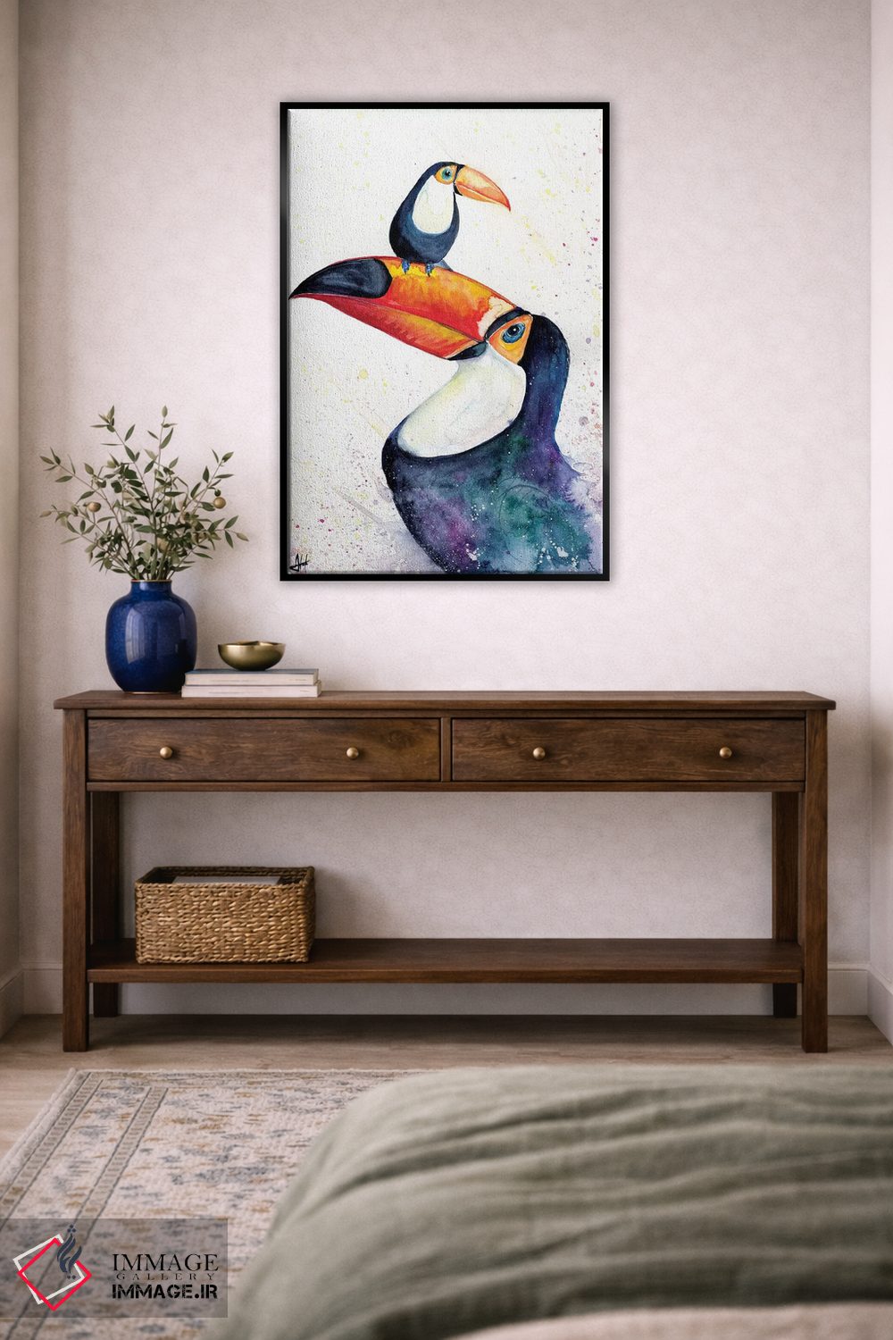 تابلو دکوراتیو توکان هم می تواند این بازی را انجام دهد اثر مارک آلانته - D5B