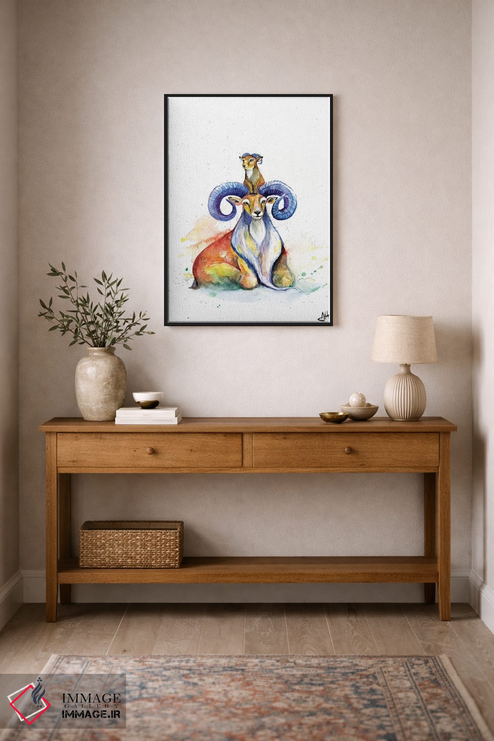 تابلو دکوراتیو اوریال عجیب اثر مارک آلانته - D2B