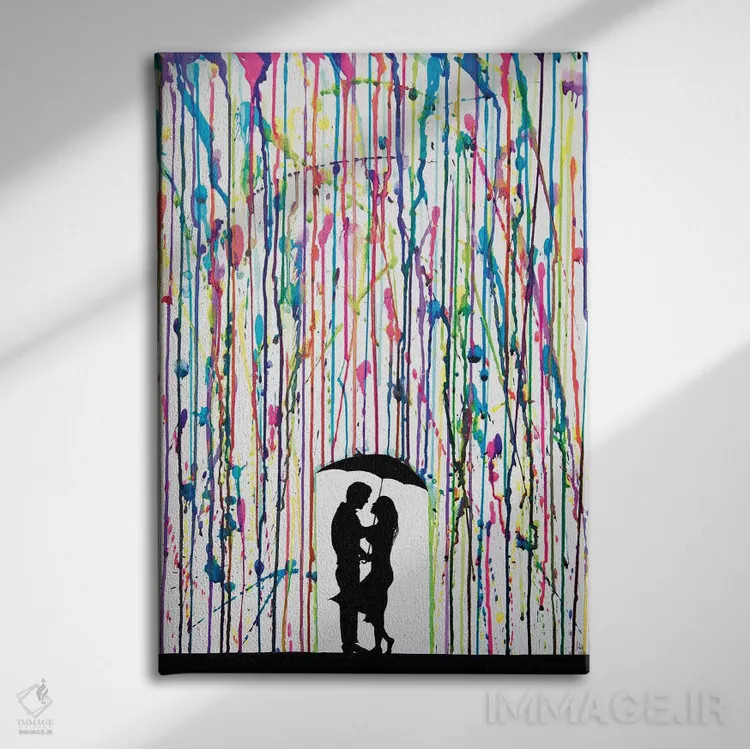 تابلو دکوراتیو لبه پرتگاه اثر مارک آلانته - نمای روبهرو روی دیوار