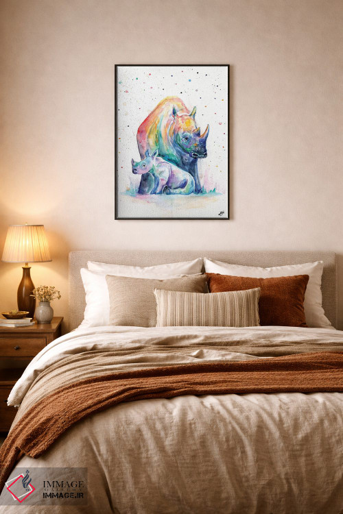 تابلو دکوراتیو پناهگاه اثر مارک آلانته - D6B