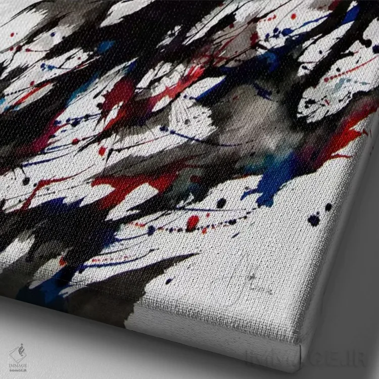 تابلو دکوراتیو آرامش اثر مارک آلانته - نمای نزدیک بافت بوم