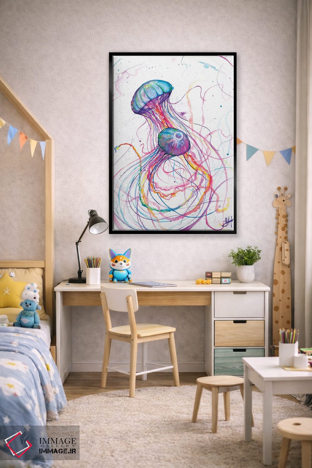 تابلو دکوراتیو خیلی حسودی اثر مارک آلانته - D2B