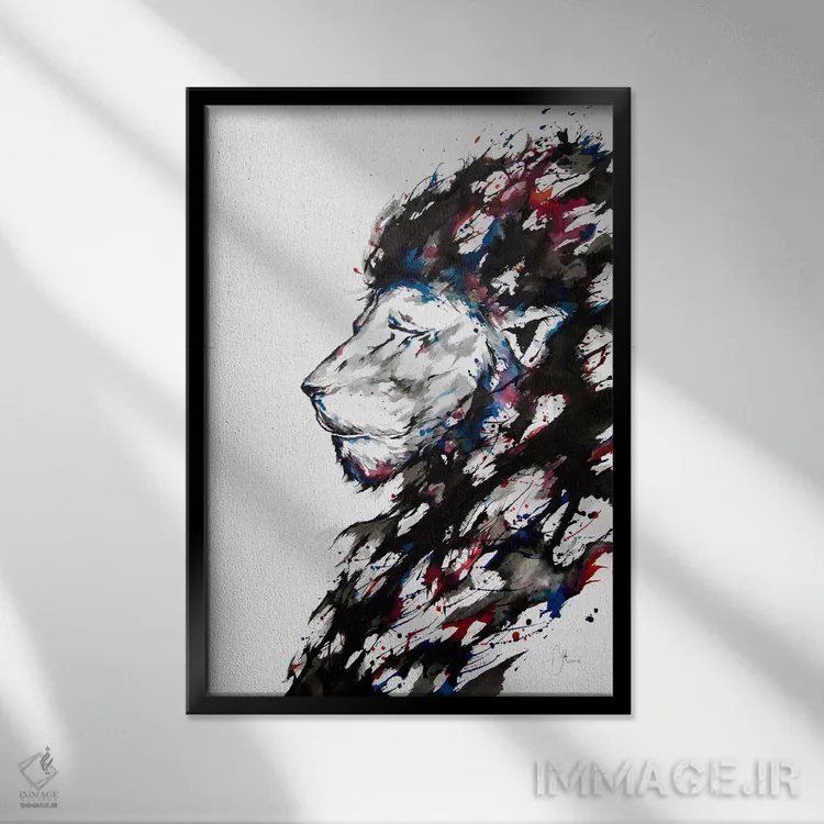 تابلو دکوراتیو آرامش اثر مارک آلانته - نمای قابدار مشکی