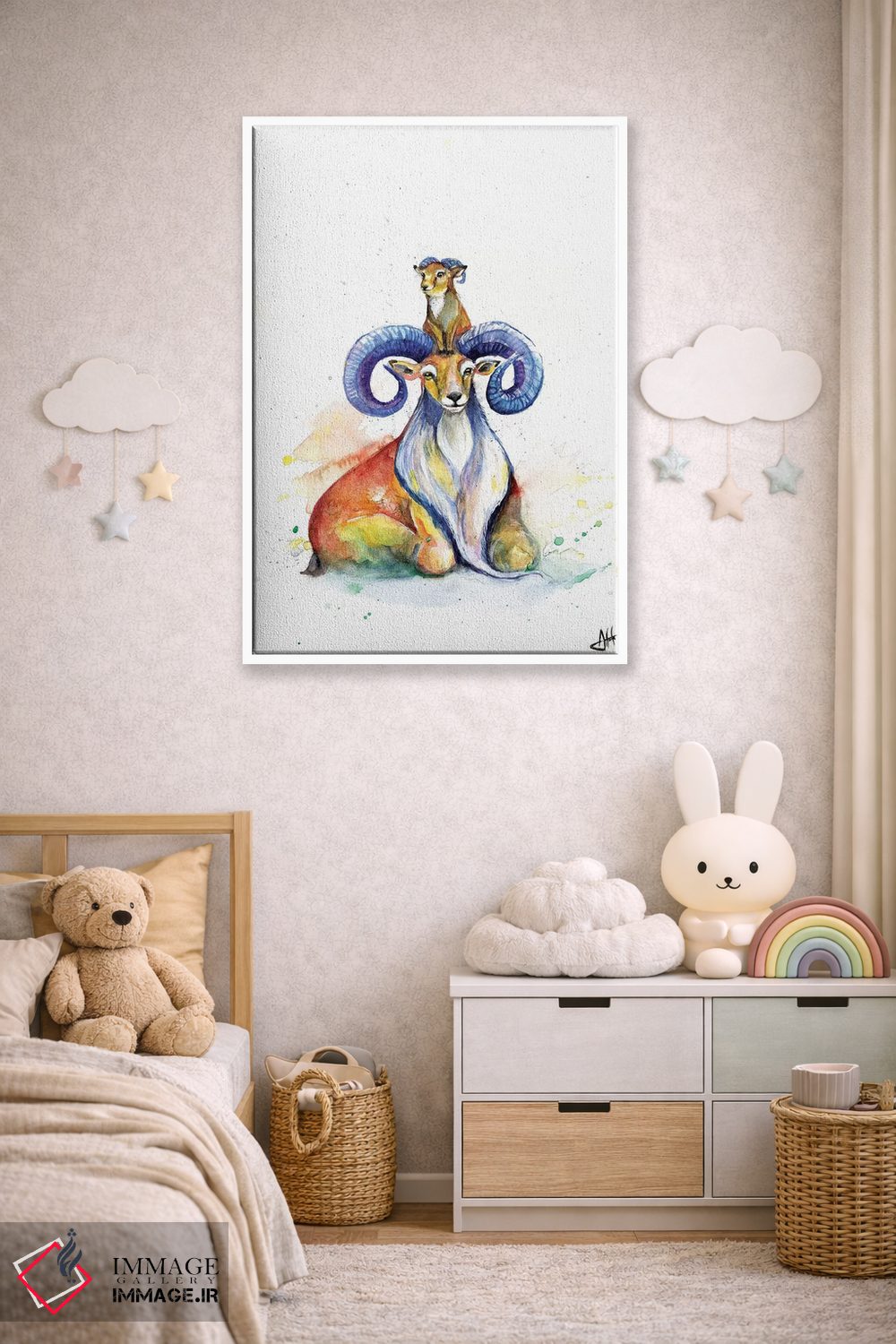 تابلو دکوراتیو اوریال عجیب اثر مارک آلانته - D5W