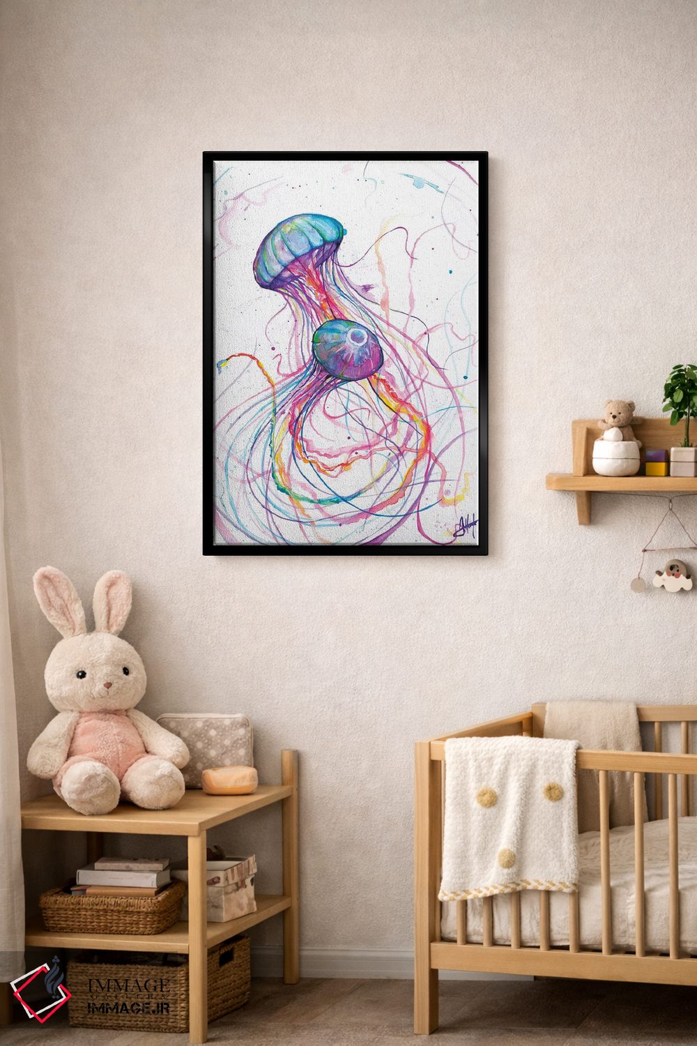 تابلو دکوراتیو خیلی حسودی اثر مارک آلانته - D5B