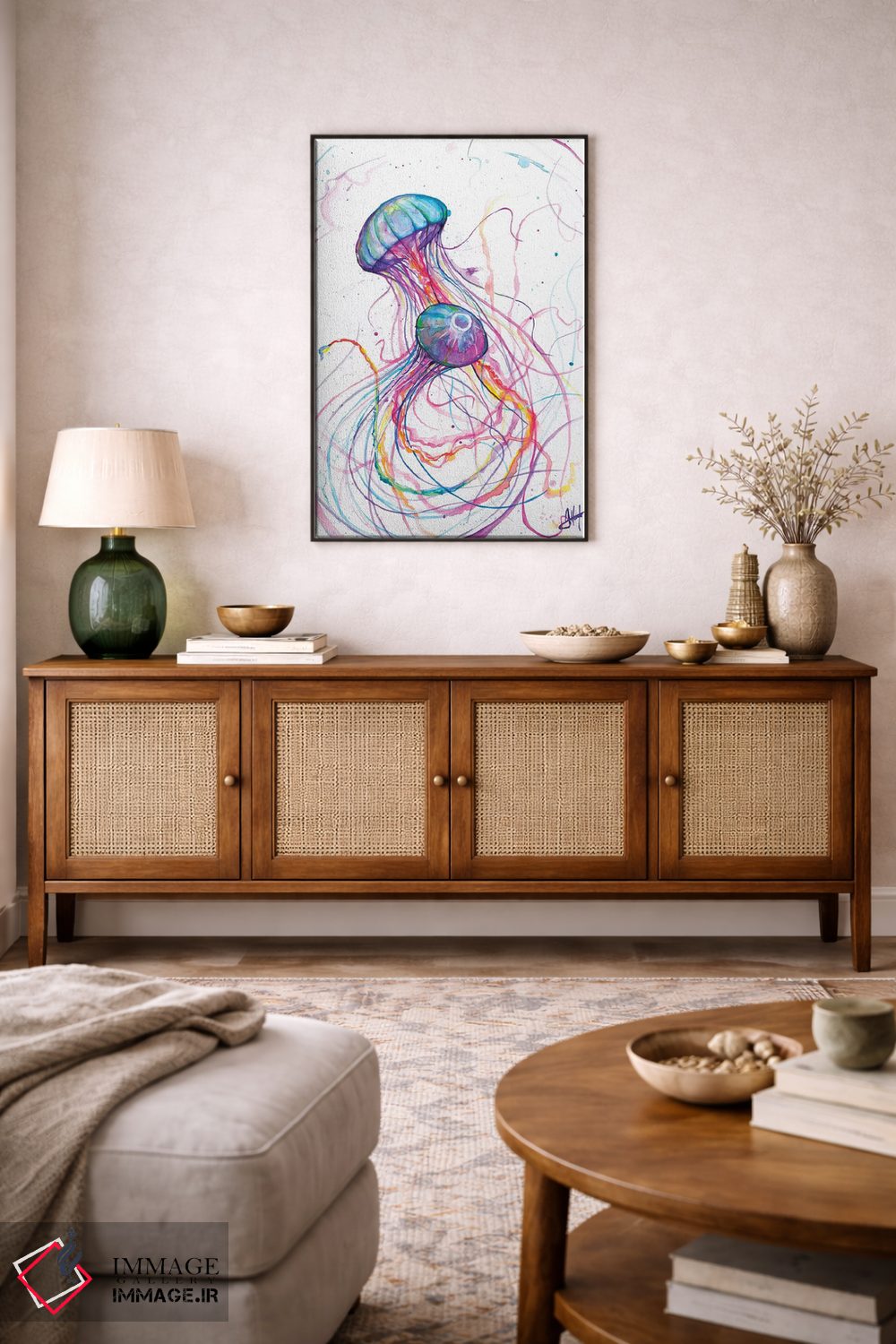 تابلو دکوراتیو خیلی حسودی اثر مارک آلانته - D6B