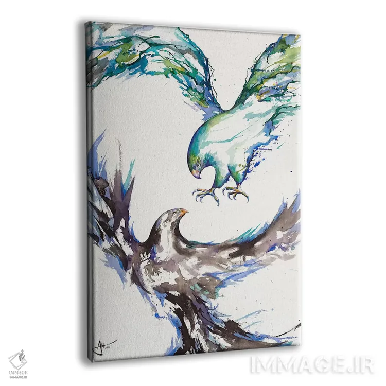 تابلو دکوراتیو برخورد اثر مارک آلانته - نمای پرسپکتیو محصول