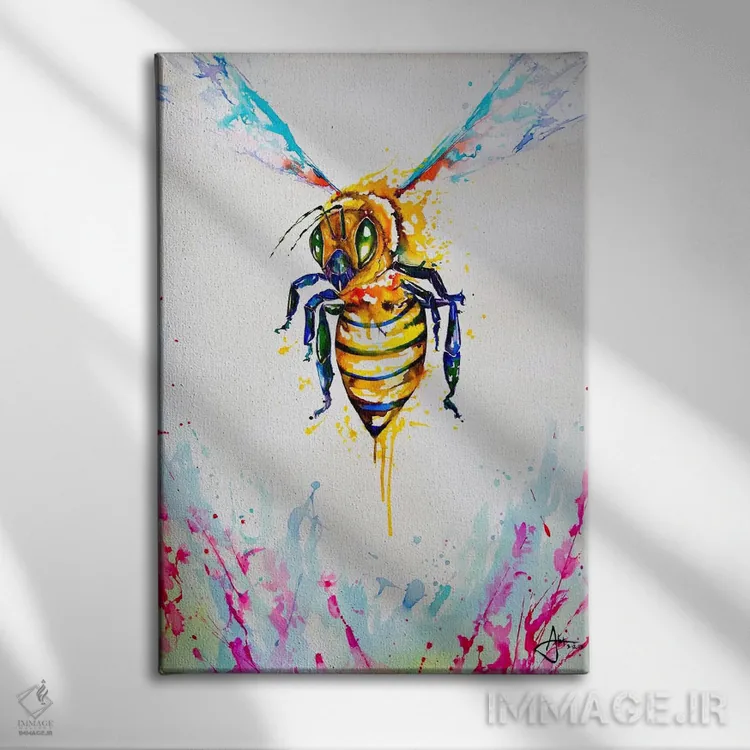 تابلو دکوراتیو کلمنه اثر مارک آلانته - نمای روبهرو روی دیوار