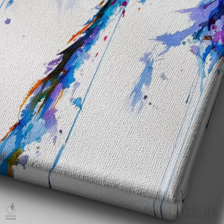 تابلو دکوراتیو روح کهنه اثر مارک آلانته - نمای نزدیک بافت بوم