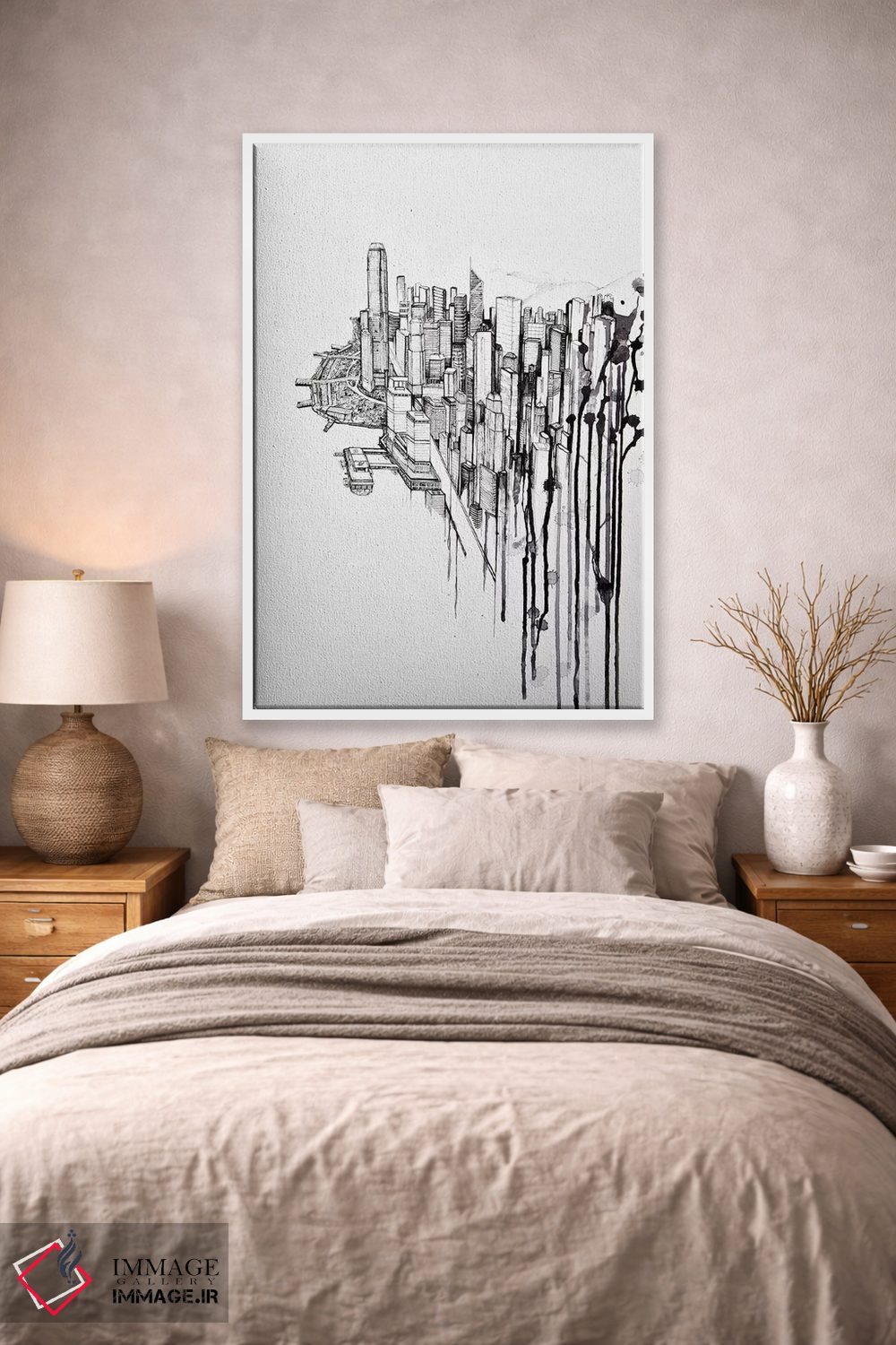 تابلو دکوراتیو بازپس گرفته شده اثر مارک آلانته - D1W