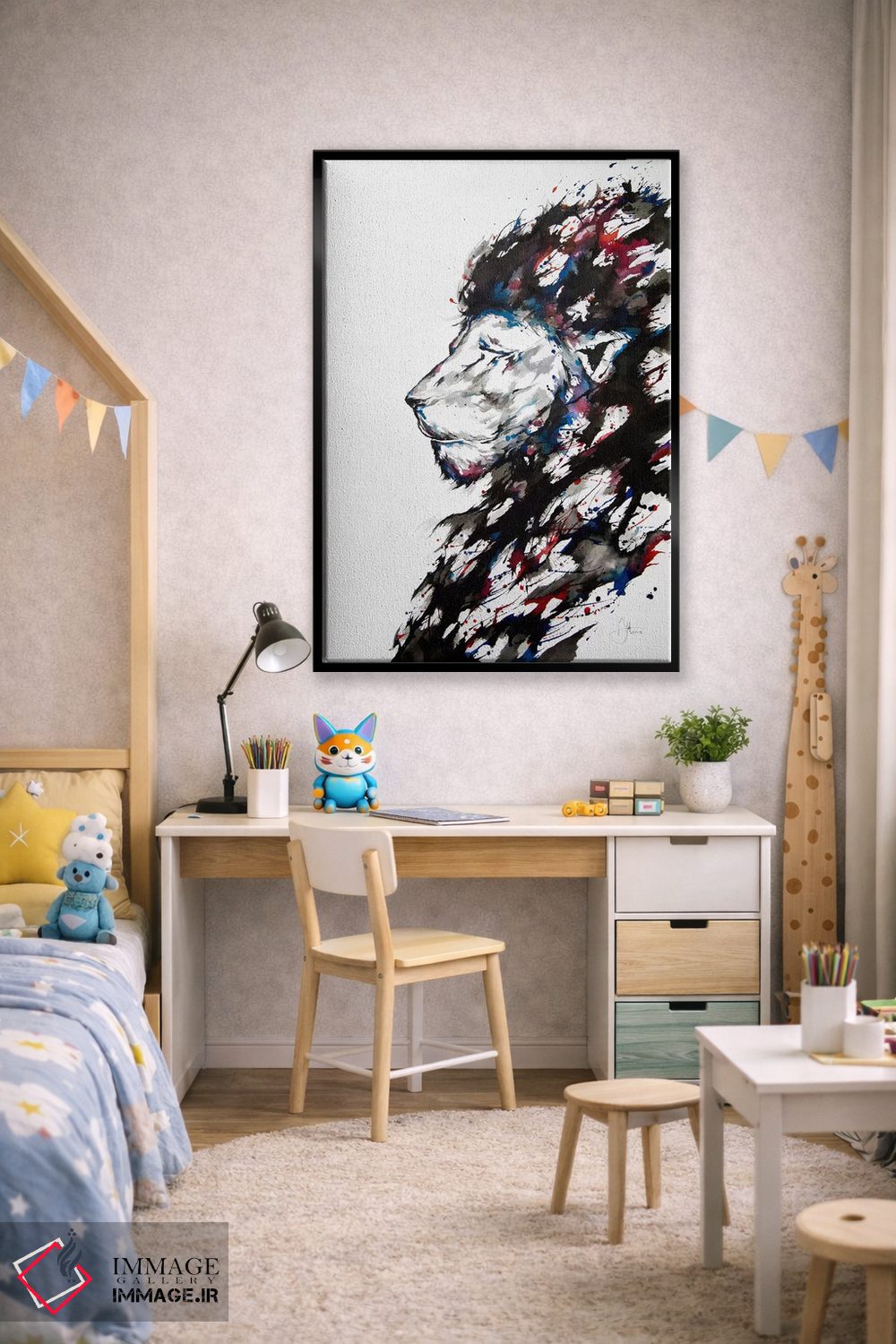 تابلو دکوراتیو آرامش اثر مارک آلانته - D2B