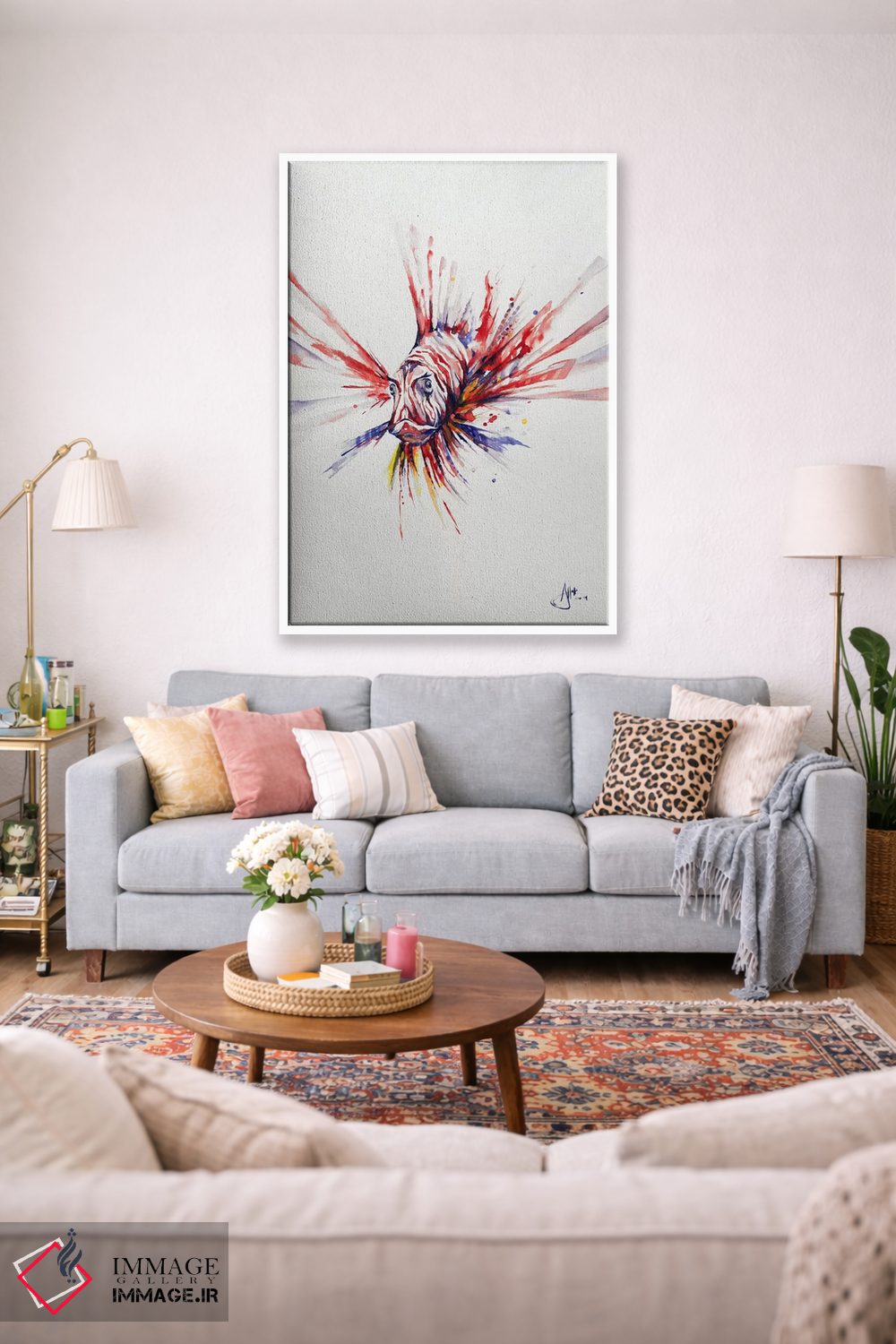 تابلو دکوراتیو پتریوس اثر مارک آلانته - D1W