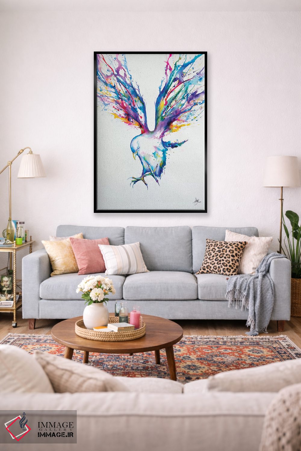 تابلو دکوراتیو آشیل اثر مارک آلانته - D1B