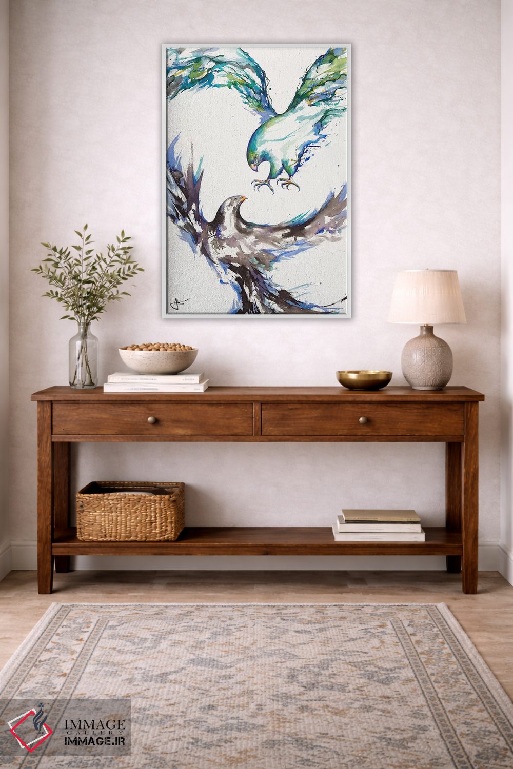 تابلو دکوراتیو برخورد اثر مارک آلانته - D2W