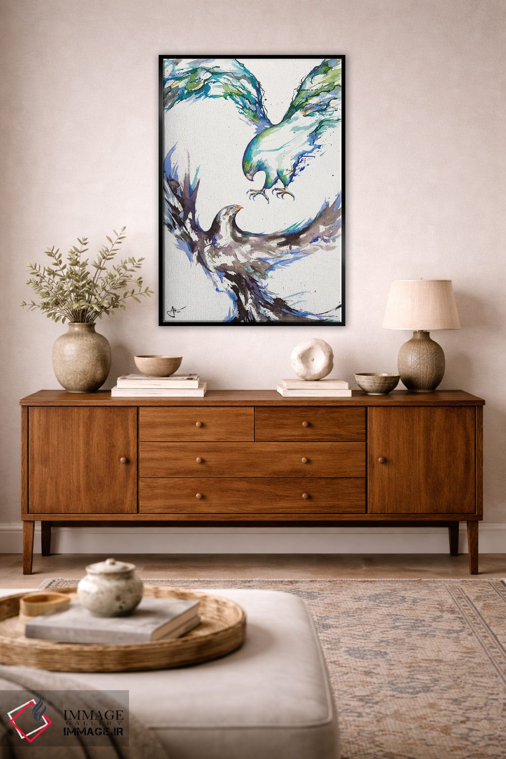 تابلو دکوراتیو برخورد اثر مارک آلانته - D4B