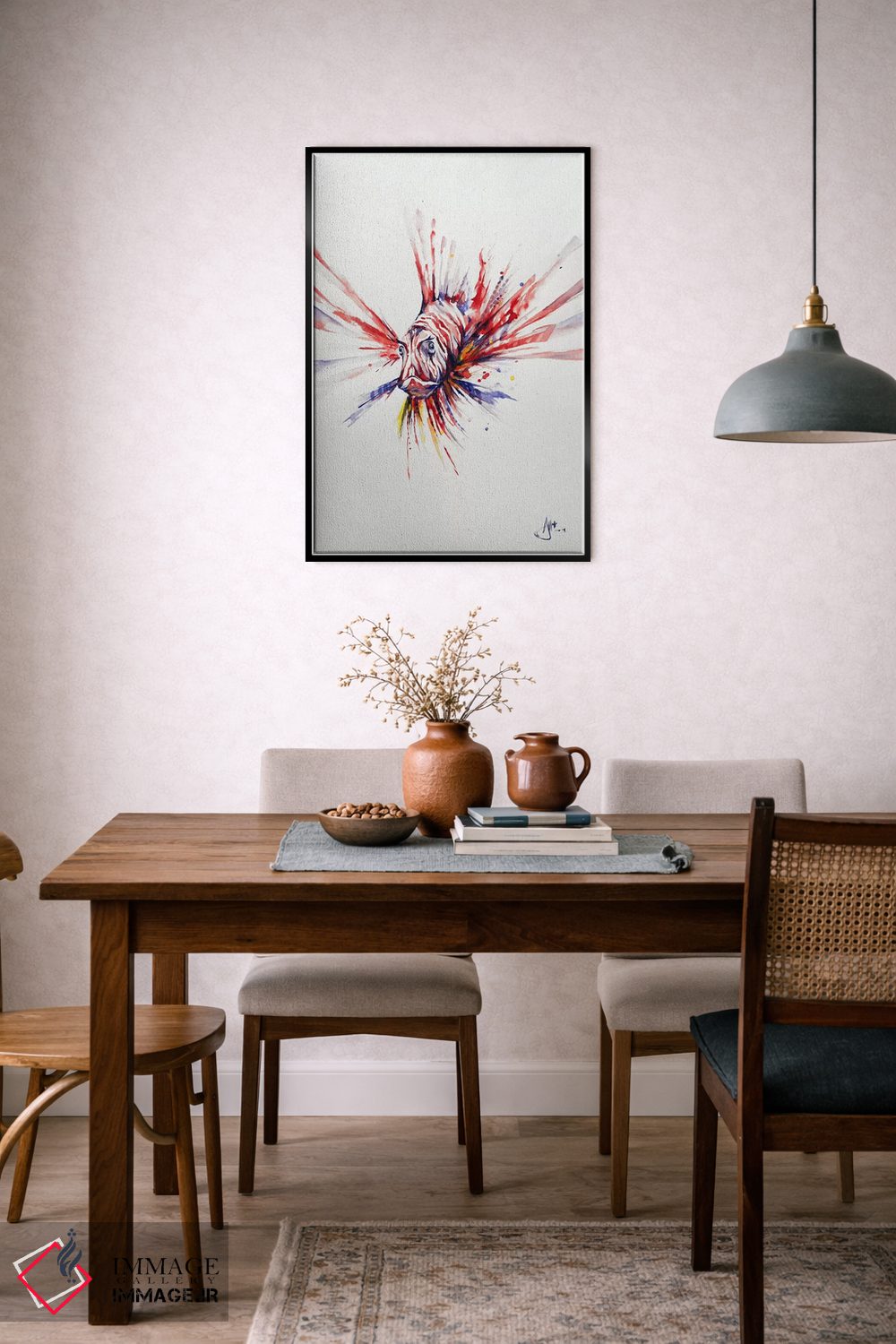 تابلو دکوراتیو پتریوس اثر مارک آلانته - D6B