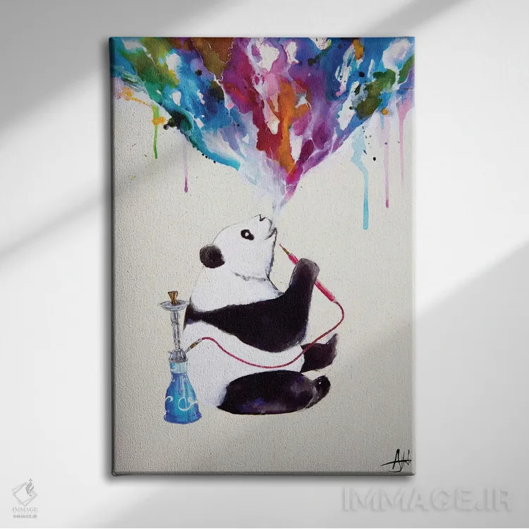 تابلو دکوراتیو چای اثر مارک آلانته - نمای روبهرو روی دیوار