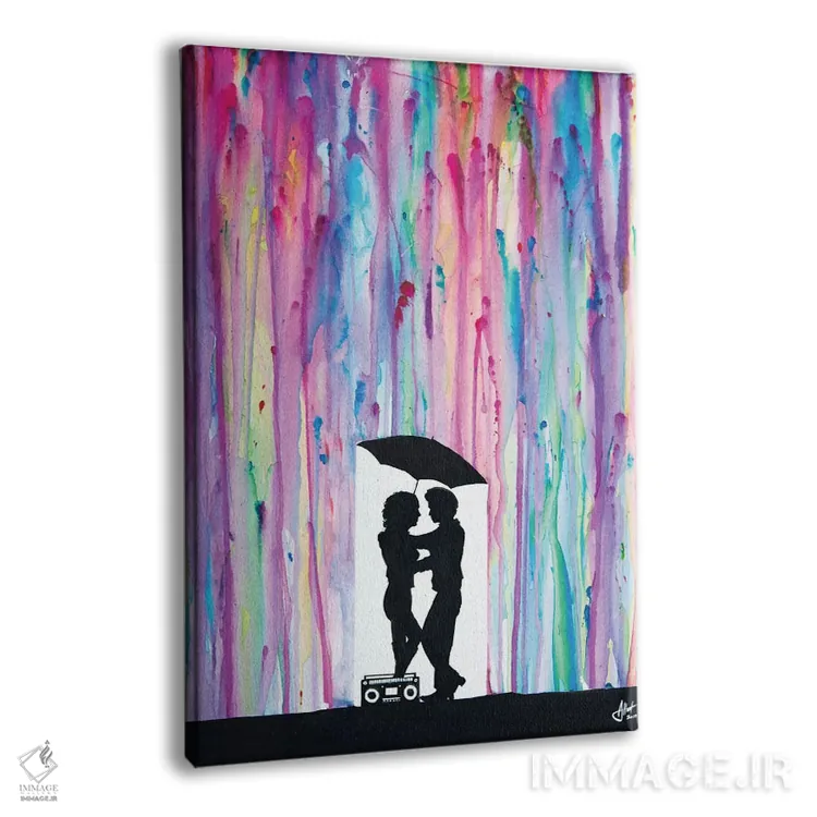 تابلو دکوراتیو آدامس بادکنکی اثر مارک آلانته - نمای پرسپکتیو محصول