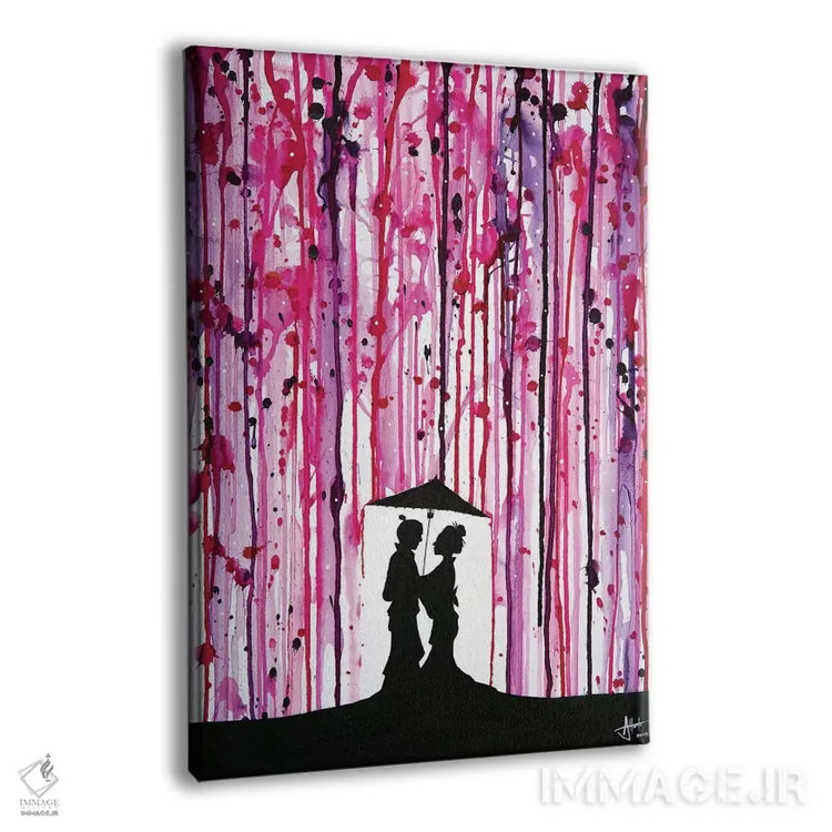 تابلو دکوراتیو شکوفه های وحشی اثر مارک آلانته - نمای پرسپکتیو محصول