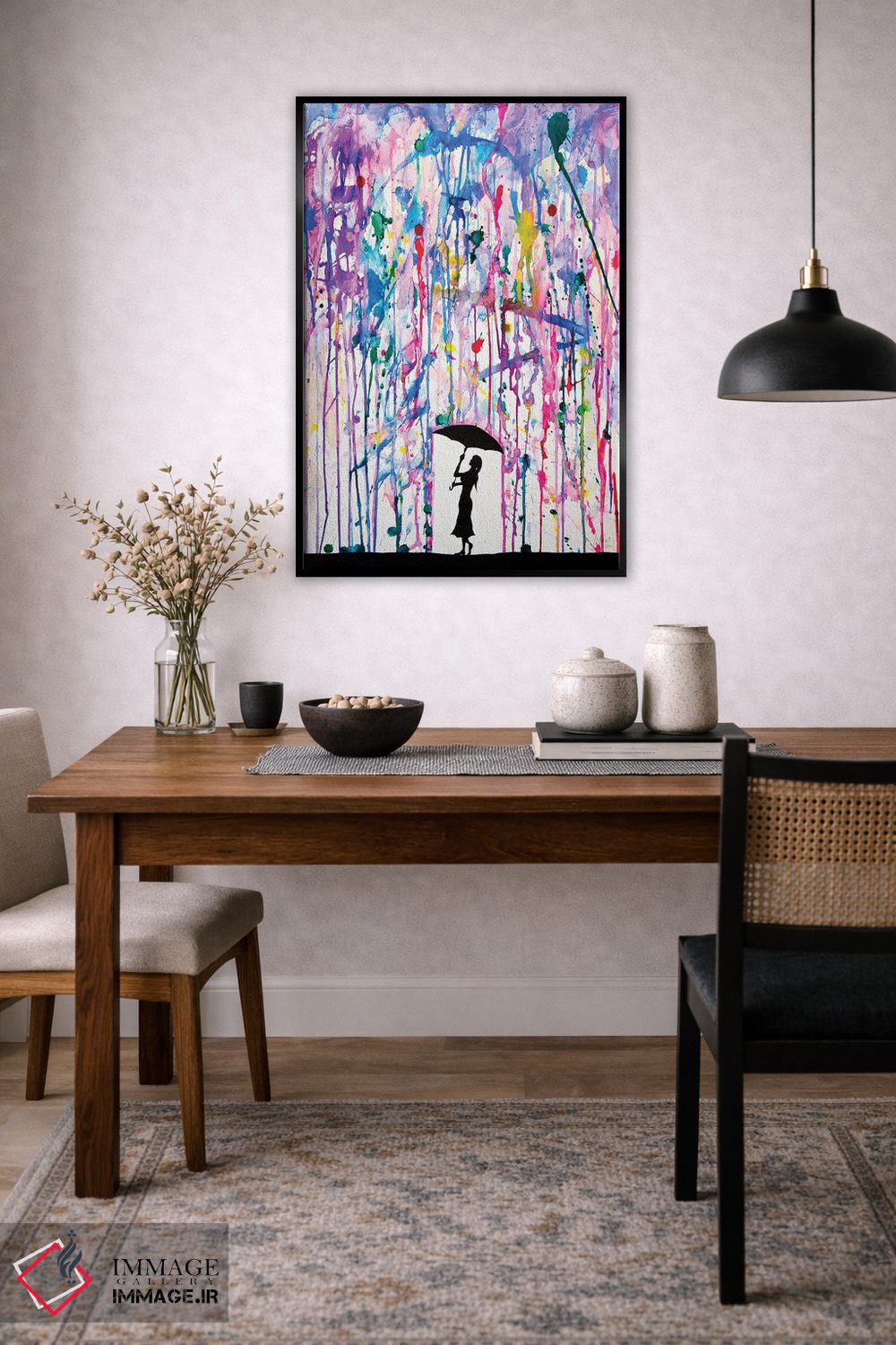 تابلو دکوراتیو سیلاب اثر مارک آلانته - D5B