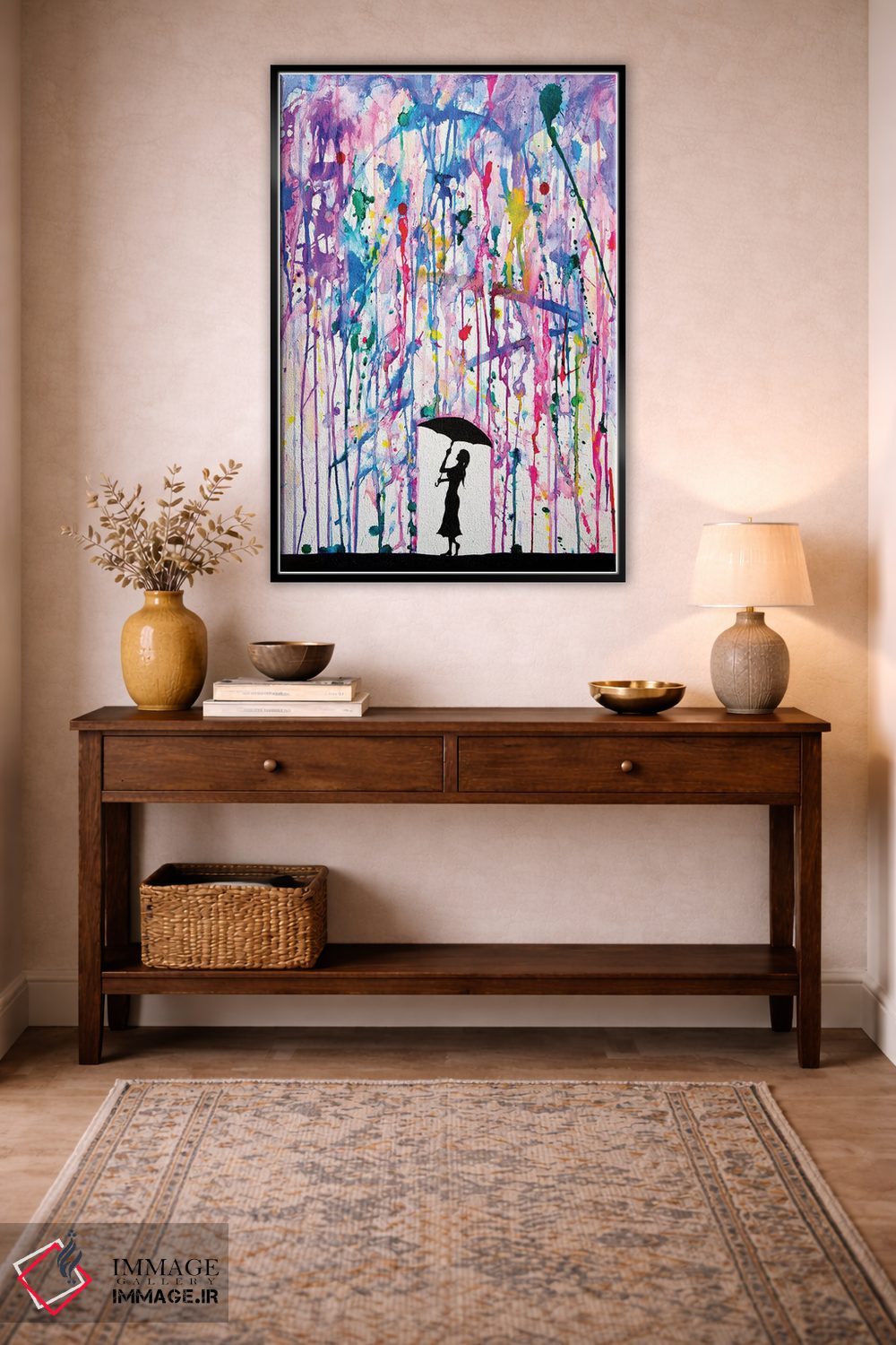 تابلو دکوراتیو سیلاب اثر مارک آلانته - D4B