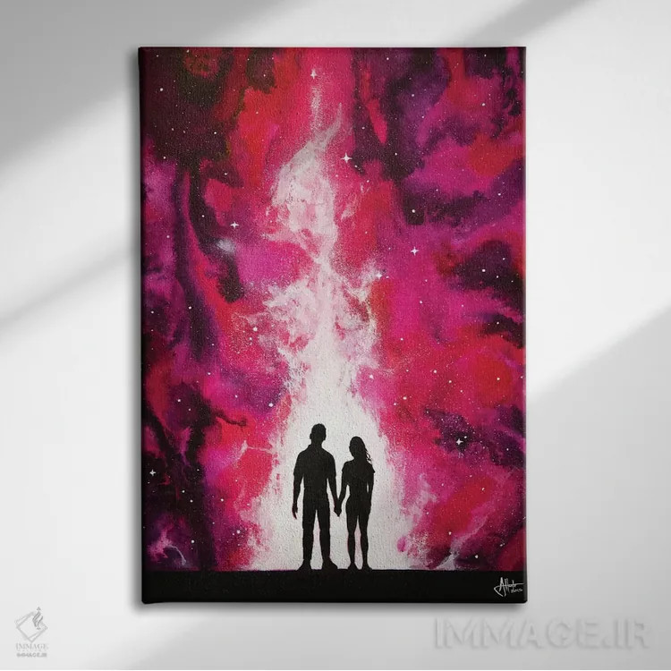 تابلو دکوراتیو رویاپردازان اثر مارک آلانته - نمای روبهرو روی دیوار