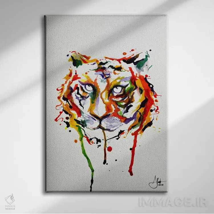 تابلو دکوراتیو دمتر اثر مارک آلانته - نمای روبهرو روی دیوار