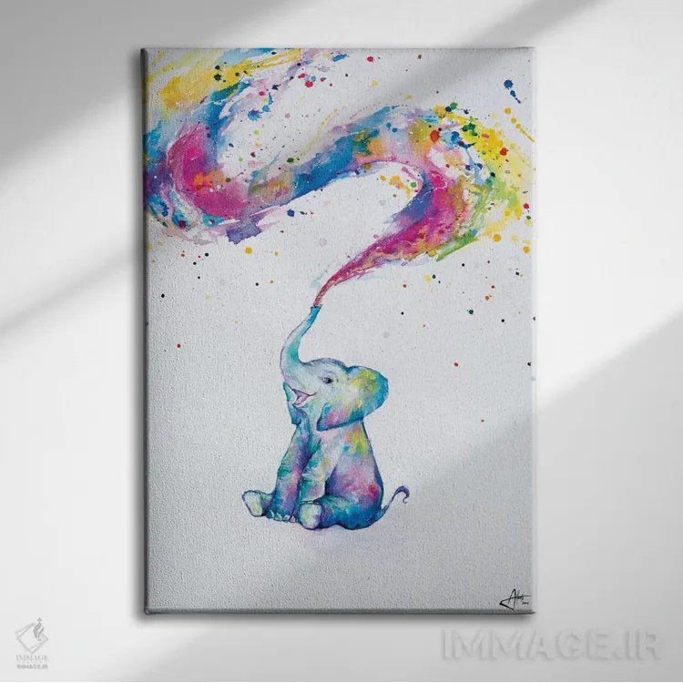 تابلو دکوراتیو بهار اثر مارک آلانته - نمای روبهرو روی دیوار