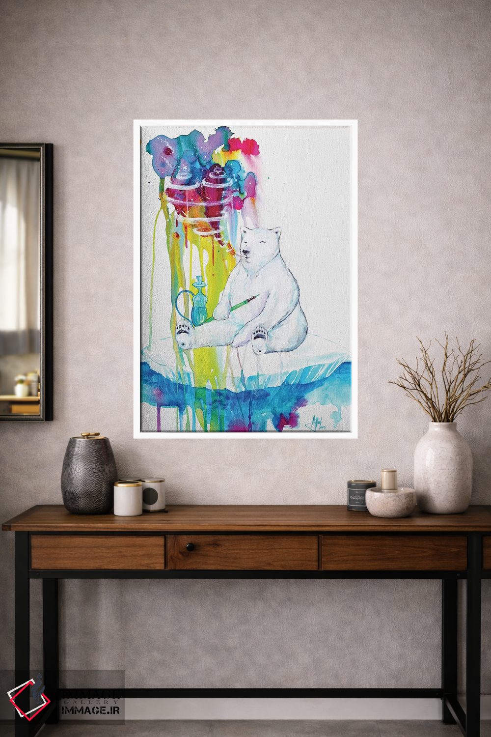 تابلو دکوراتیو نعنا اثر مارک آلانته - D1W