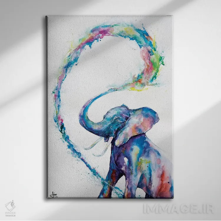 تابلو دکوراتیو وریس اثر مارک آلانته - نمای روبهرو روی دیوار