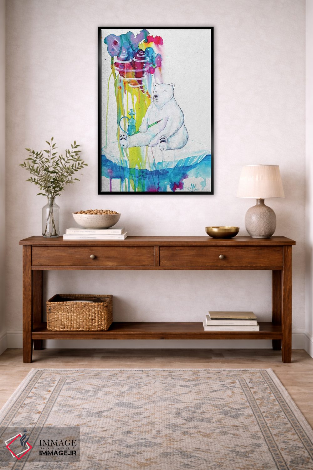 تابلو دکوراتیو نعنا اثر مارک آلانته - D4B