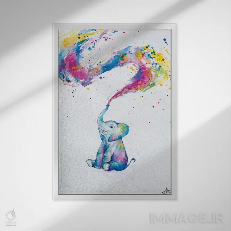 تابلو دکوراتیو بهار اثر مارک آلانته - نمای قابدار سفید