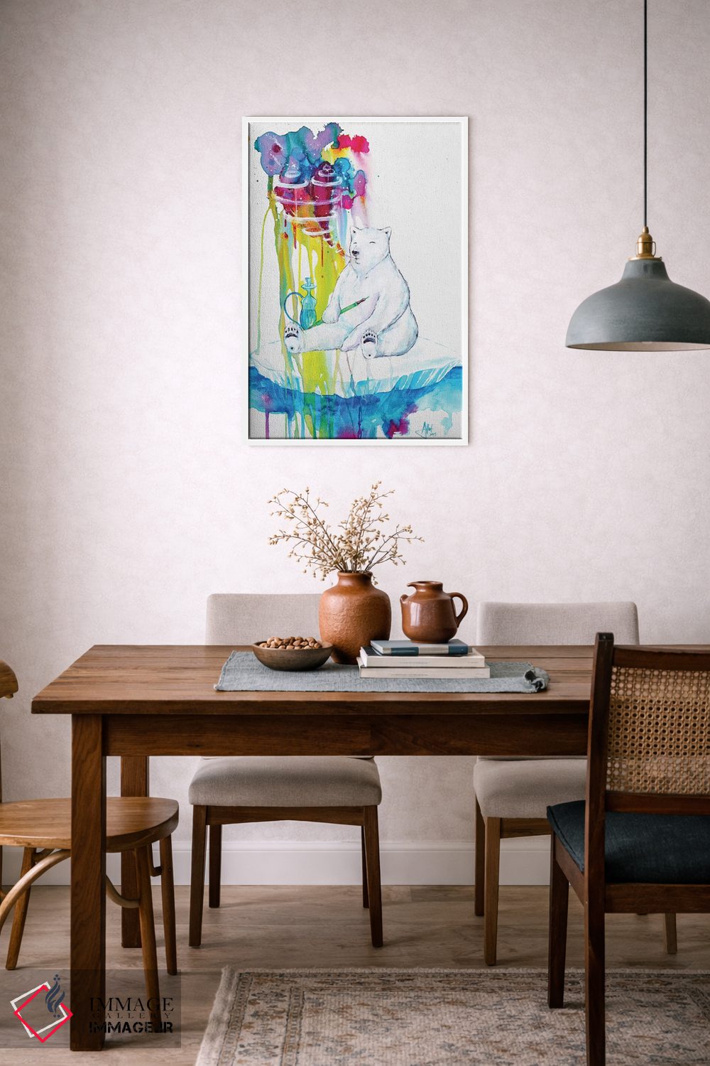 تابلو دکوراتیو نعنا اثر مارک آلانته - D6W