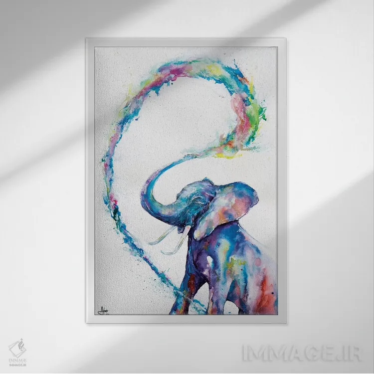 تابلو دکوراتیو وریس اثر مارک آلانته - نمای قابدار سفید