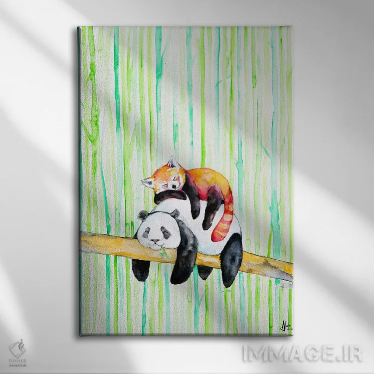 تابلو دکوراتیو لالایی اثر مارک آلانته - نمای روبهرو روی دیوار