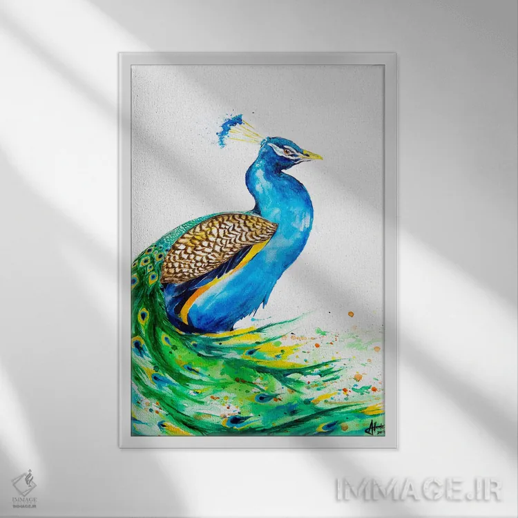 تابلو دکوراتیو آفرودیت اثر مارک آلانته - نمای قابدار سفید