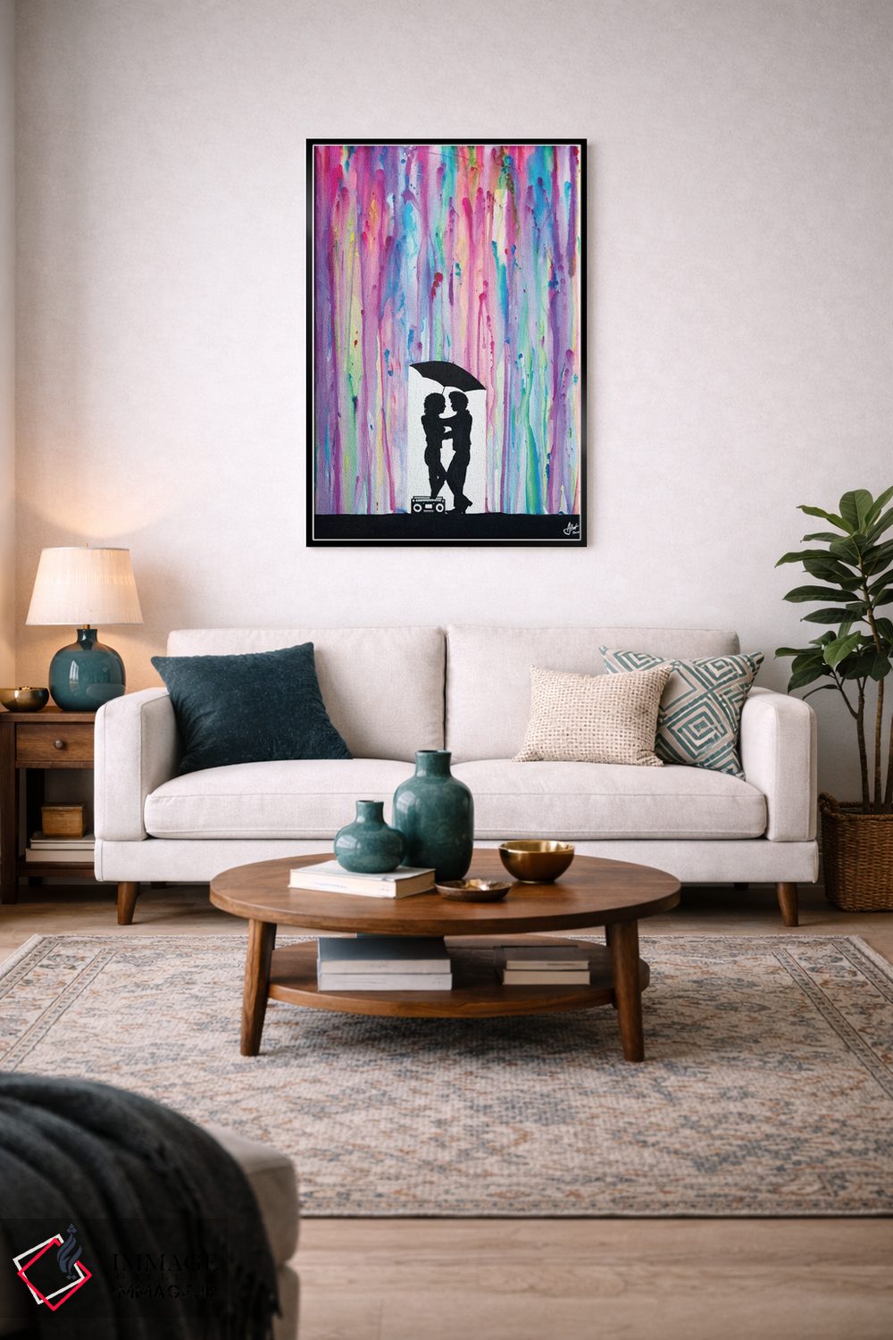 تابلو دکوراتیو آدامس بادکنکی اثر مارک آلانته - D4B