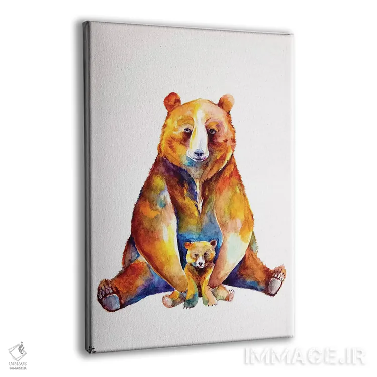 تابلو دکوراتیو ضروریات خرسی اثر مارک آلانته - نمای پرسپکتیو محصول