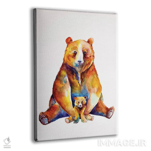 تابلو دکوراتیو ضروریات خرسی اثر مارک آلانته - نمای پرسپکتیو محصول