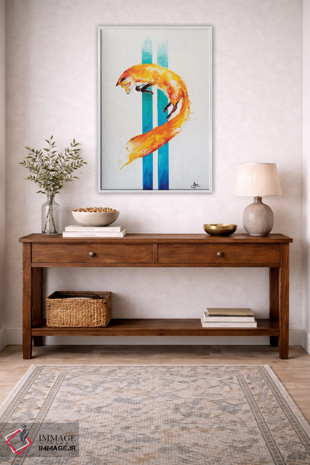 تابلو دکوراتیو همان گونه که در بالا، در پایین اثر مارک آلانته - D1W