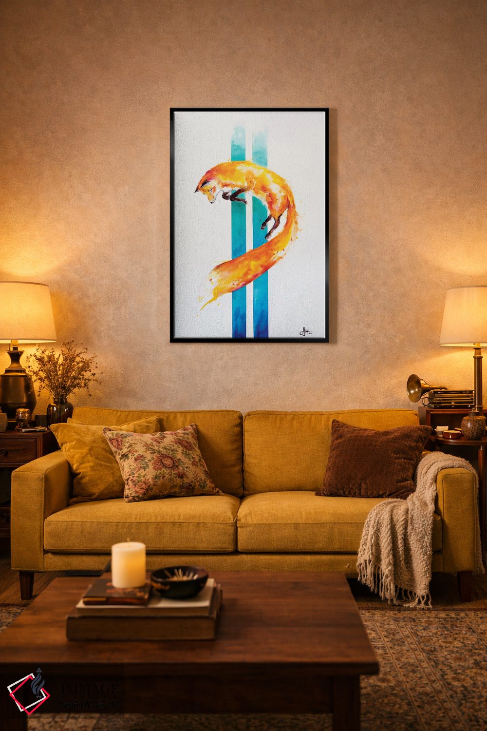 تابلو دکوراتیو همان گونه که در بالا، در پایین اثر مارک آلانته - D3B