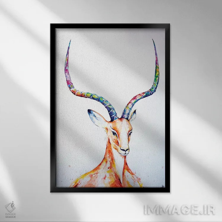 تابلو دکوراتیو قلعه اثر مارک آلانته - نمای قابدار مشکی